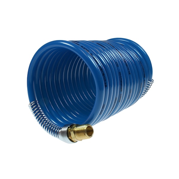 Coilhose Pneumatics Stowaway Coil 1/4" ID x 25 ' 1/4" MPT Rigid S14-25 - main